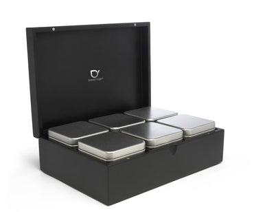 Bredemeijer theedoos met 6 blikjes - Bamboe