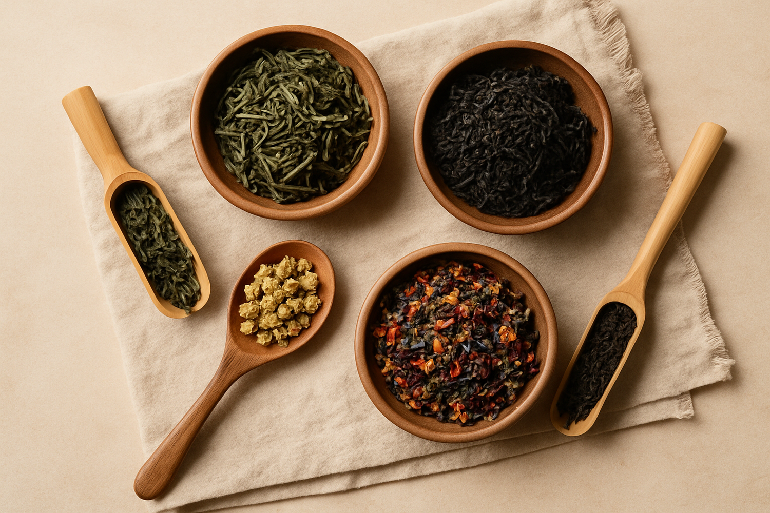 Losse thee van biologisch geteelde oorsprong