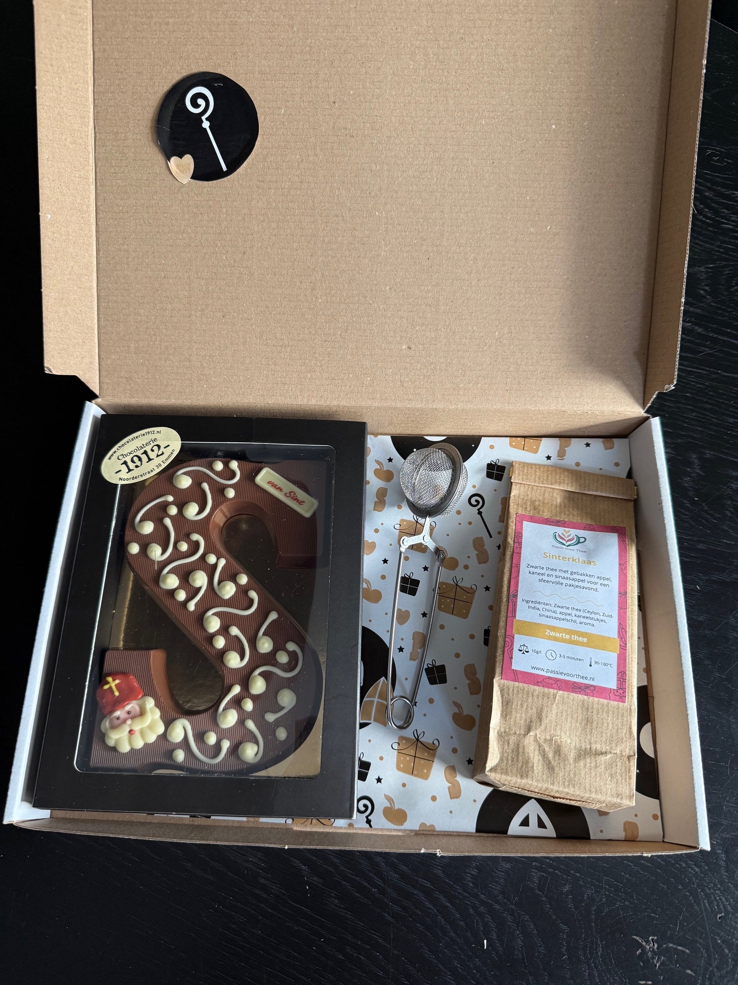 brievenbus theepakket sinterklaas