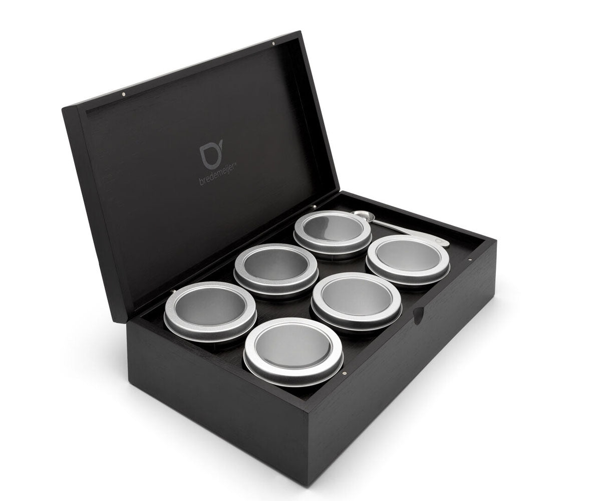 bredemeijer theedoos zwart bamboe