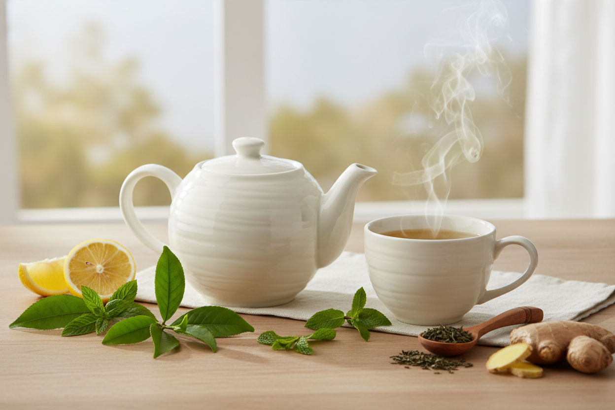 gezond het nieuwe jaar in met verse thee