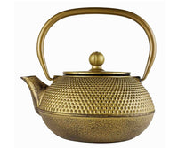 kinra gietijzeren theepot goud