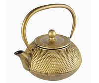 kinra theepot van gietijzer met filter