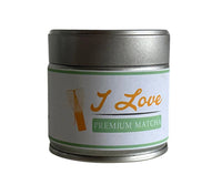 premium matcha in blik